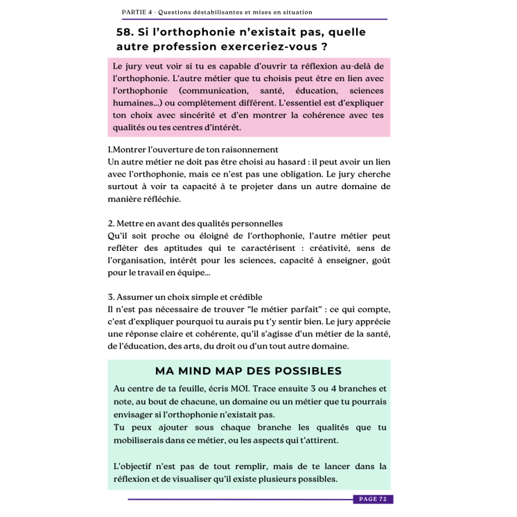 Les 100 grandes questions de l’oral d’orthophonie